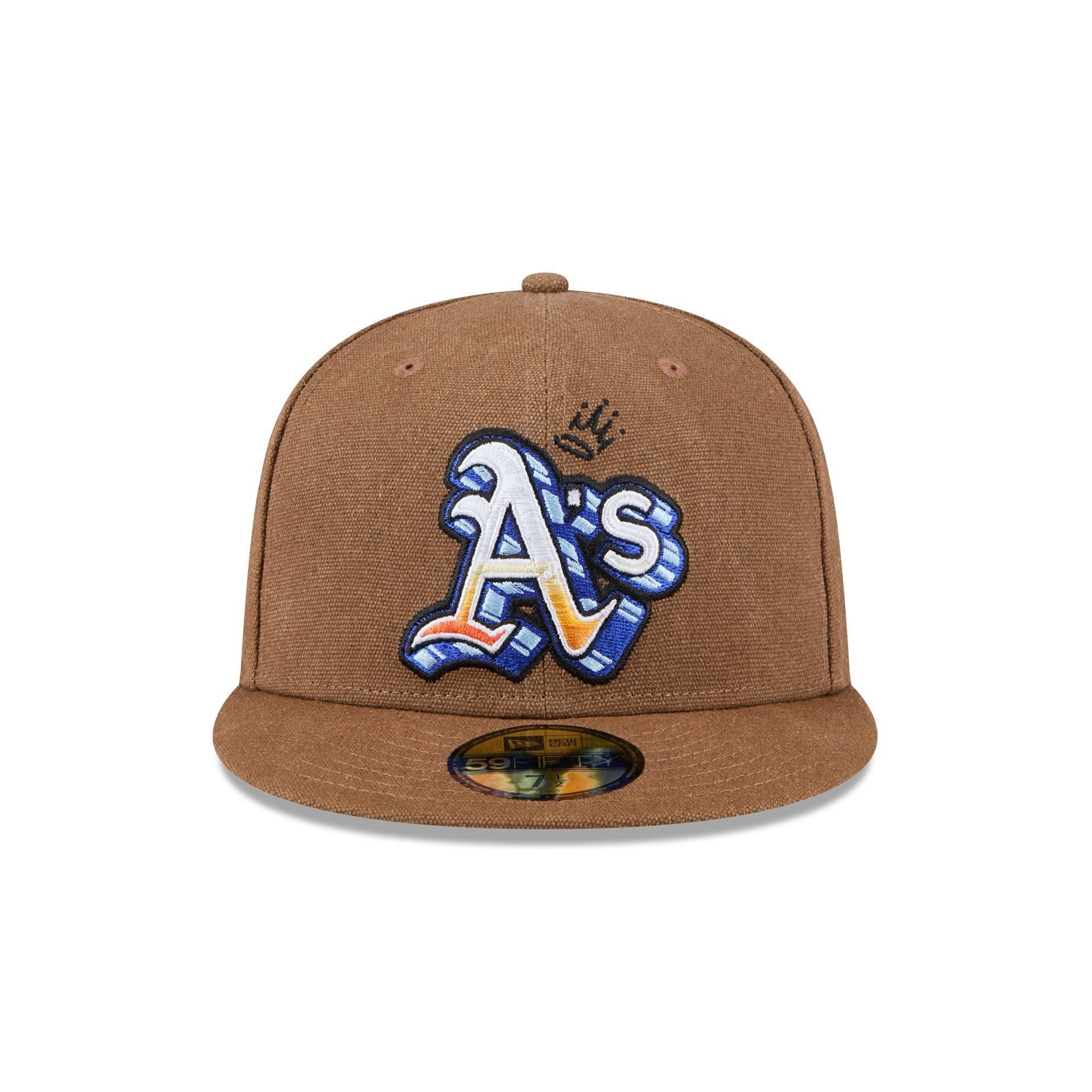 Oakland Athletics Logo Scribble 59FIFTY Fitted Hat Male Product Image