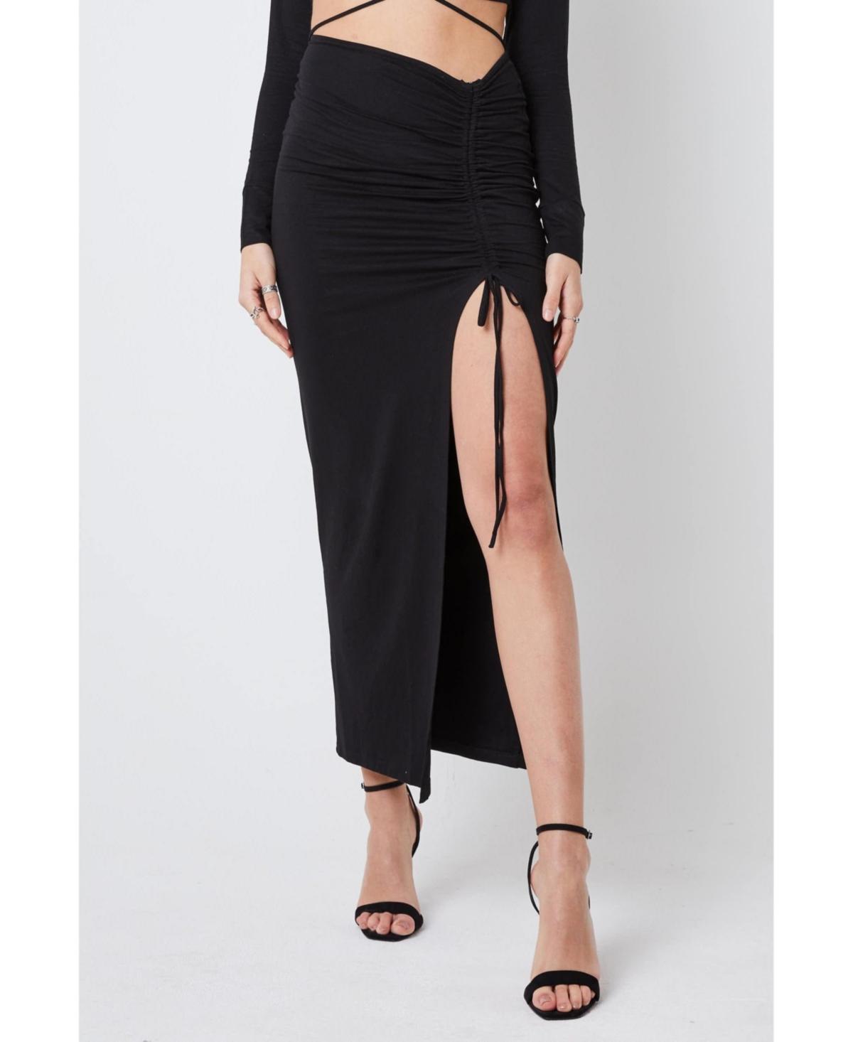 Creea the Label Womens Side Slit Maxi Skirt Product Image