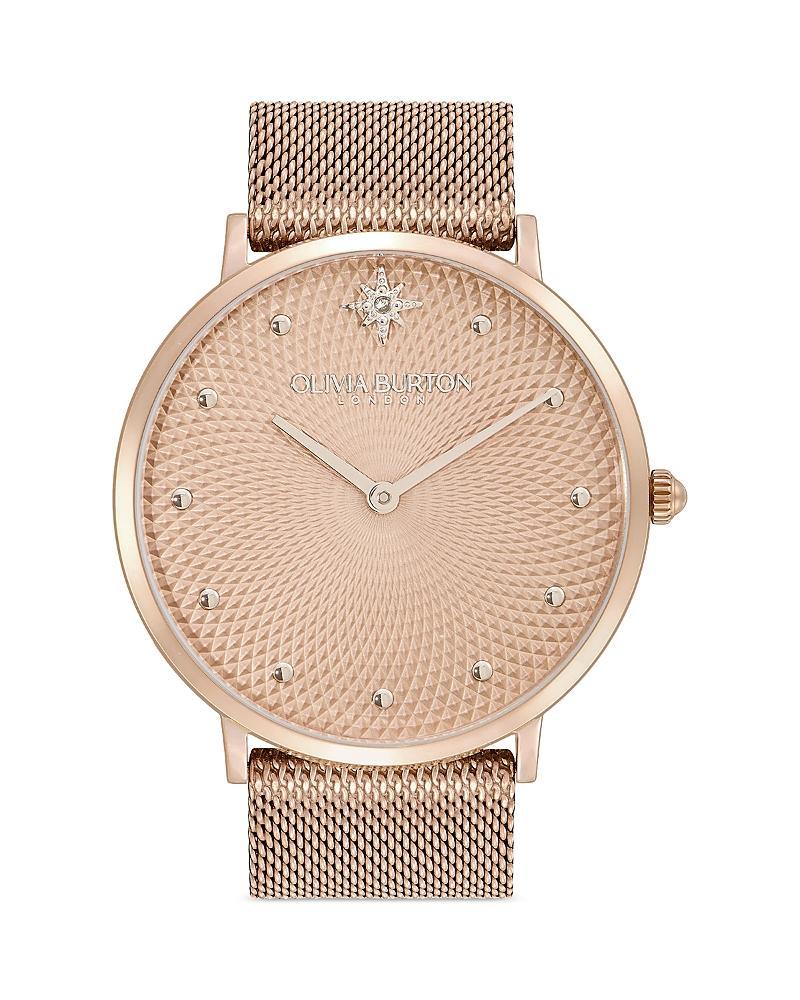 Olivia Burton Celestial Leather Strap Watch, 40mm Product Image