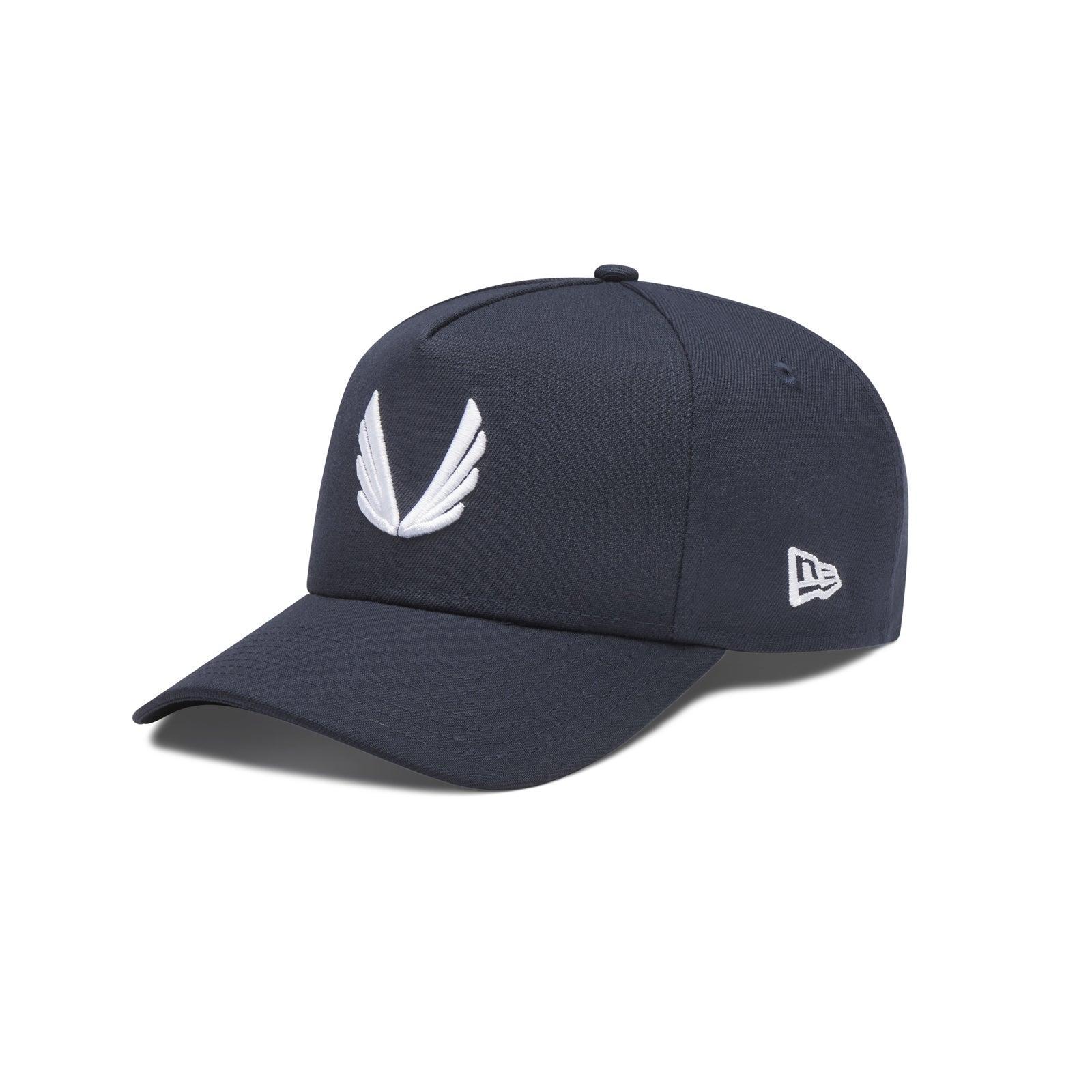 New Era 9Forty A-Frame Hat - Navy/White Product Image