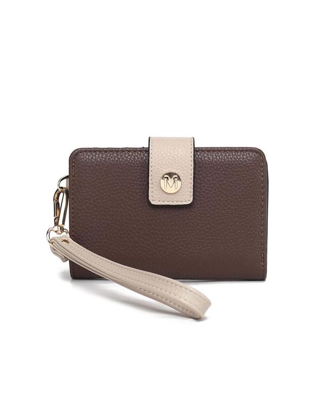 Mkf Collection Shira Color Block Women s Wallet with wristlet by Mia K Product Image