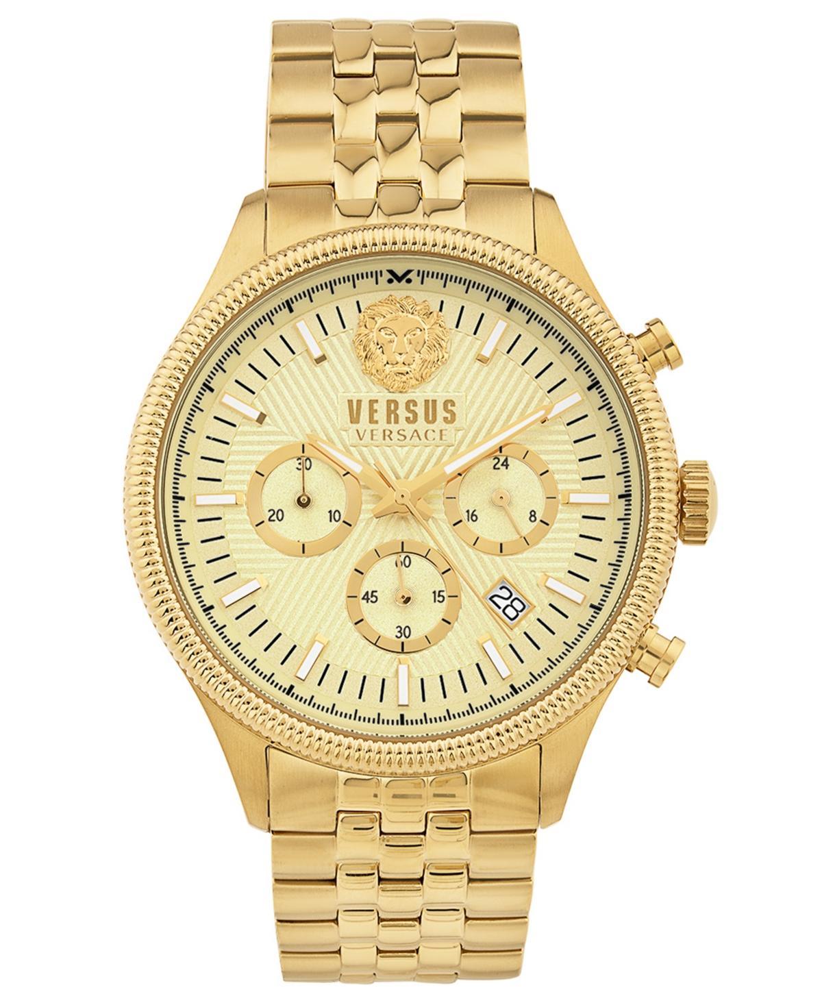 Versus Versace Mens Chronograph Colonne Ion Plated Stainless Steel Bracelet Watch 44mm Product Image