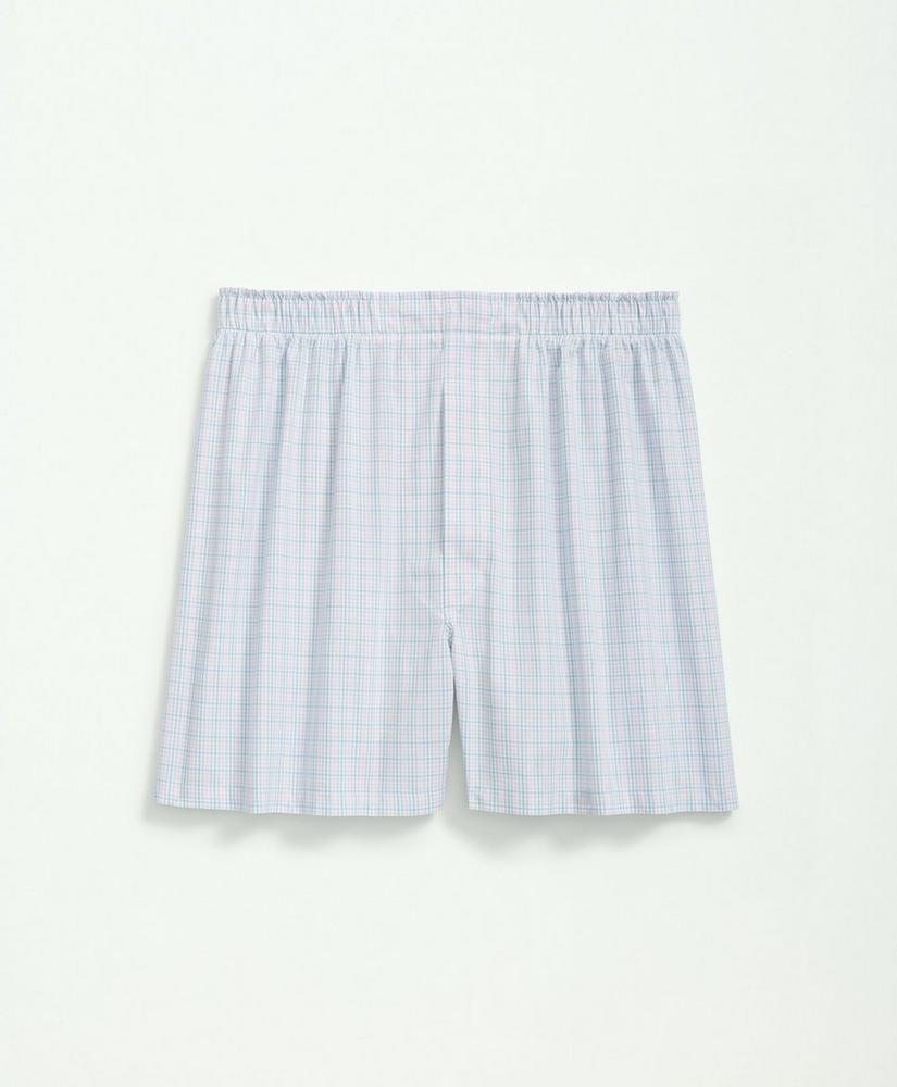 Cotton Broadcloth Multi Checked Boxers Product Image