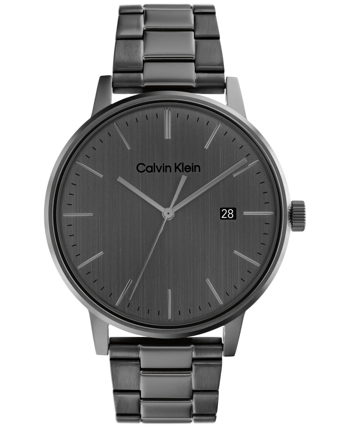 Calvin Klein Gray Stainless Steel Bracelet Watch 43mm Product Image