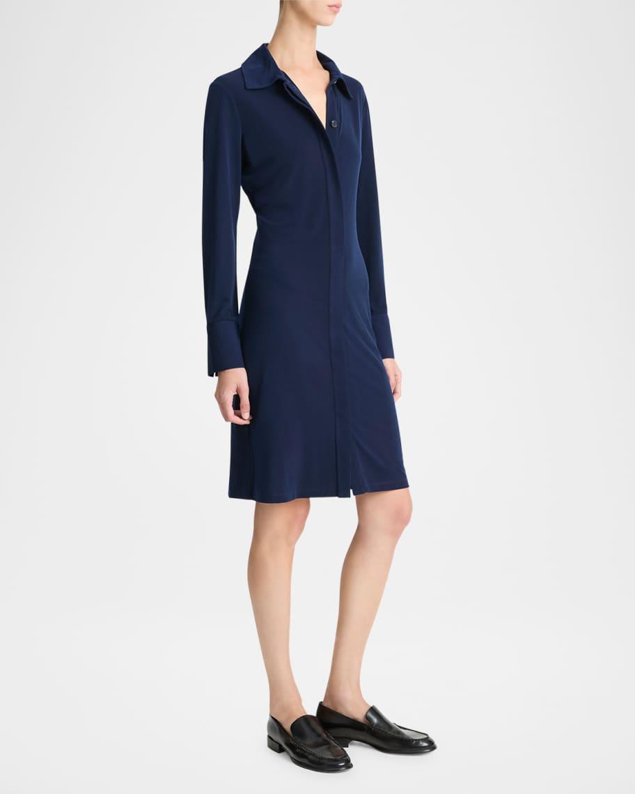 Long-Sleeve Polo Shirtdress product image