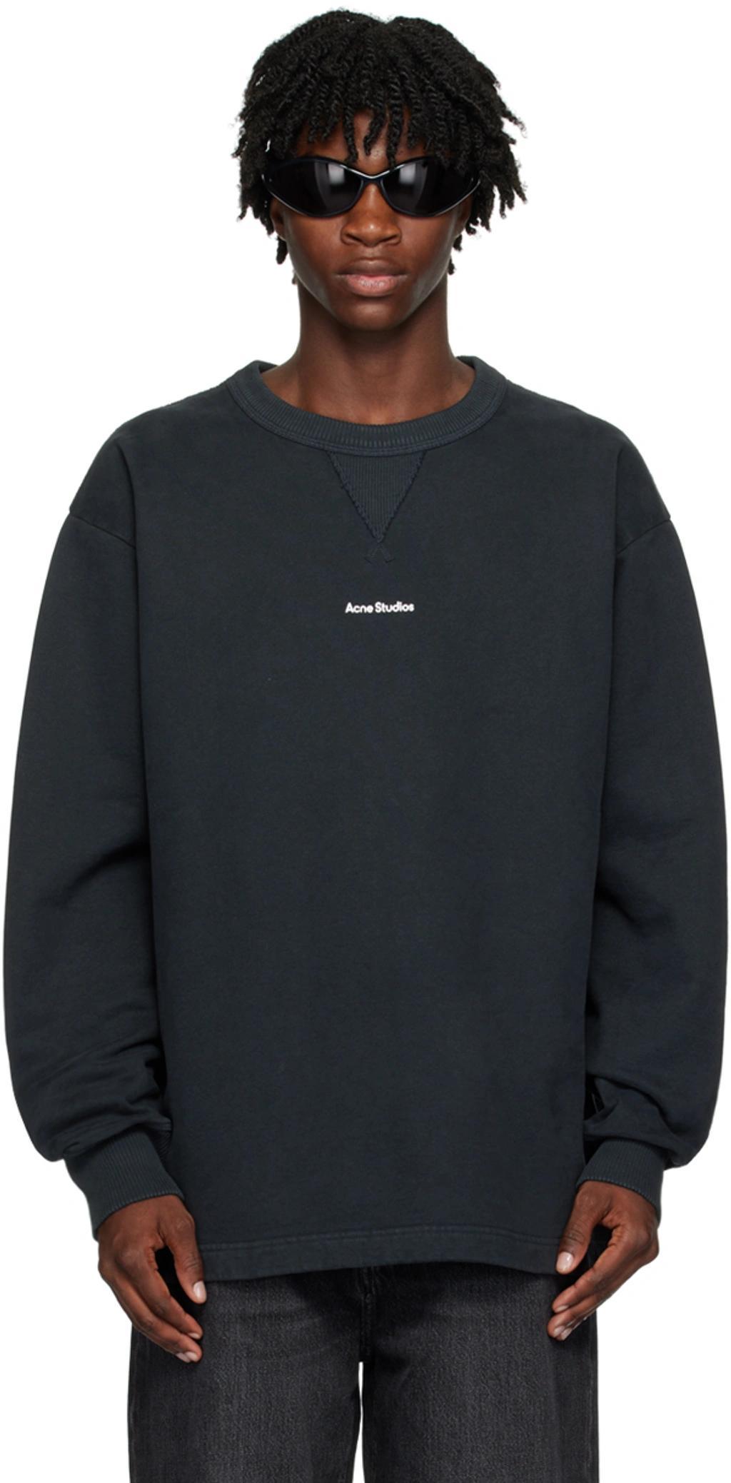 Black Printed Sweatshirt Product Image