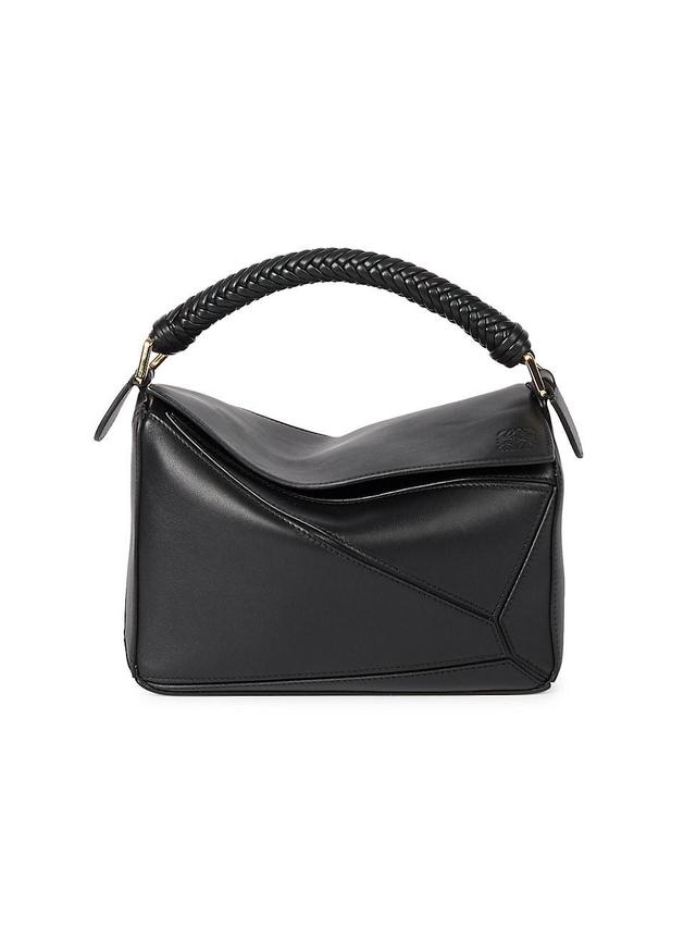 Womens Puzzle Small Leather Top-Handle Bag Product Image