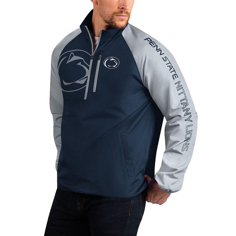 Mens G-III Sports by Carl Banks Penn State Nittany Lions Point Guard Raglan Half-Zip Jacket Blue Product Image