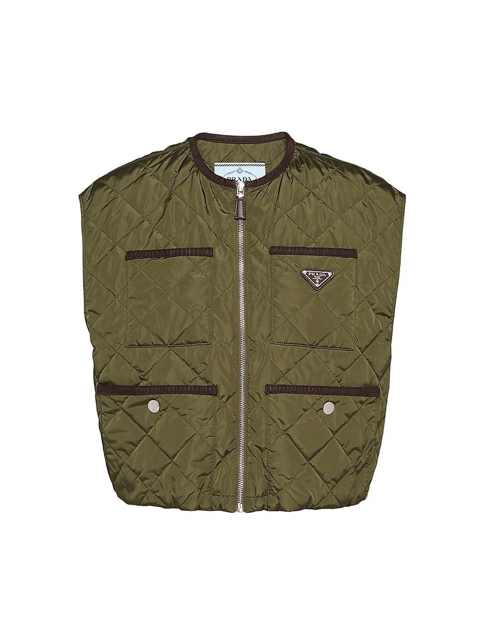 Womens Quilted Light Re-Nylon Vest Product Image