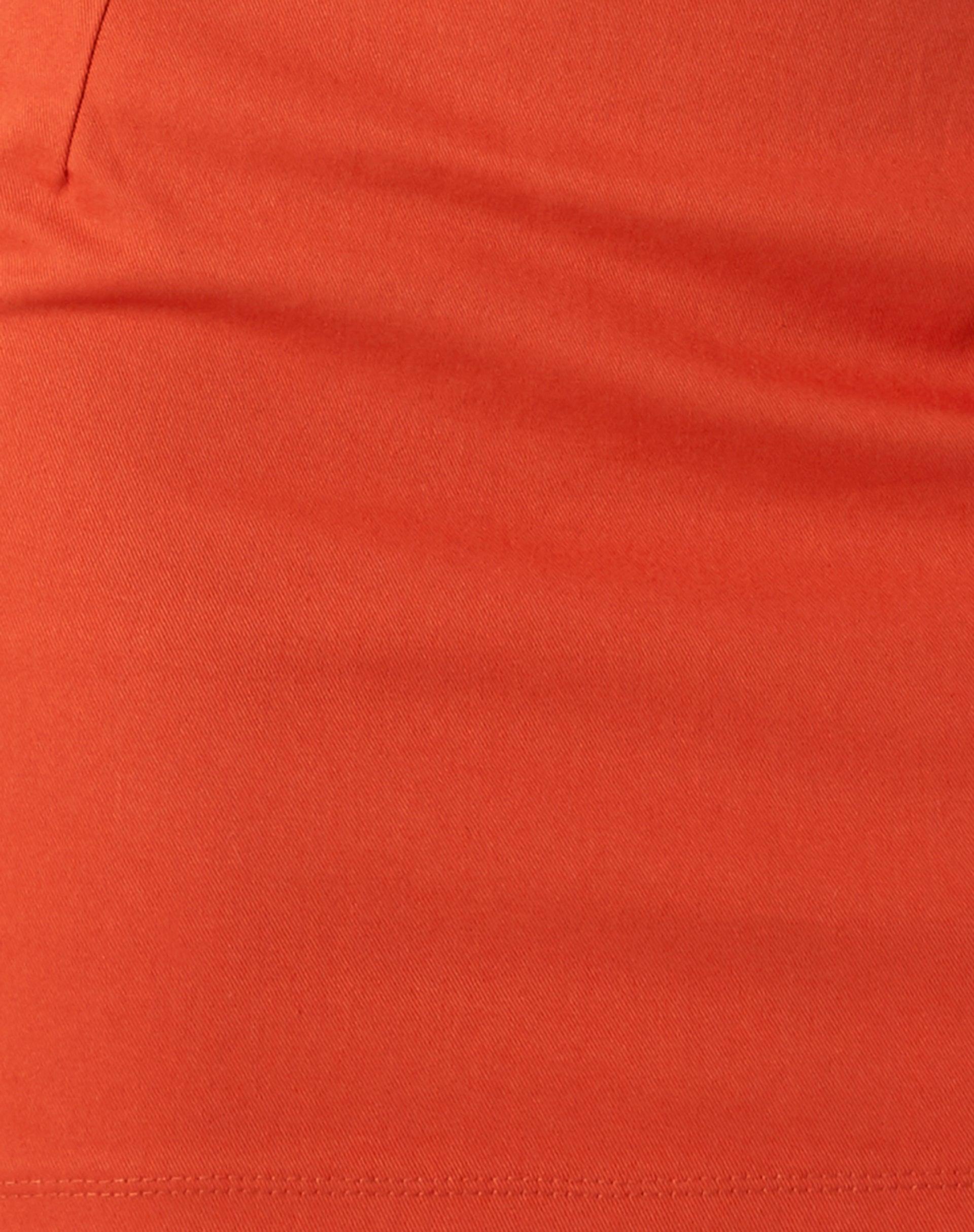 Ima Mini Skirt in Twill Tangerine Female Product Image