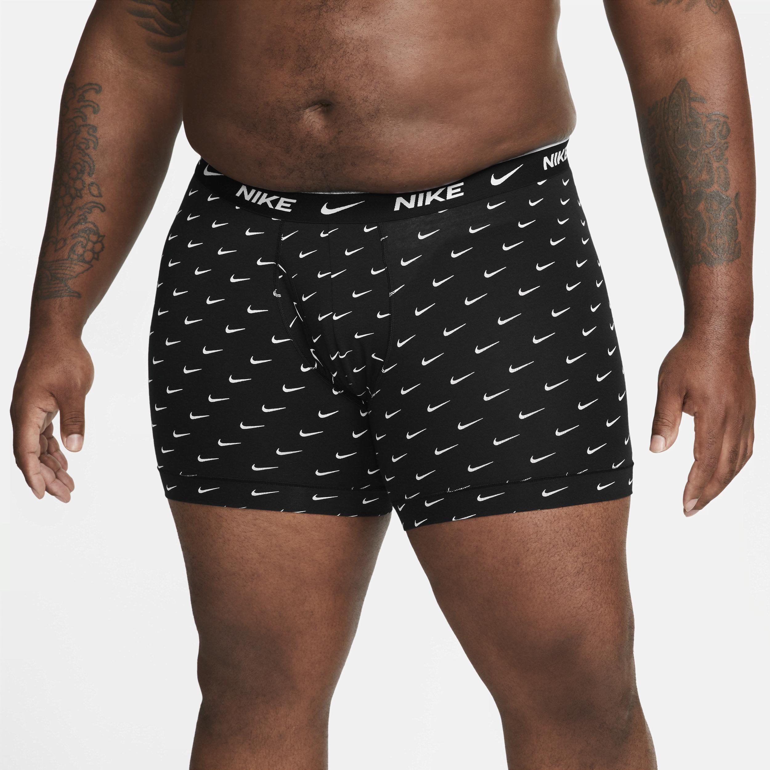 Nike Dri-FIT Essential 3-Pack Stretch Cotton Boxer Briefs Product Image