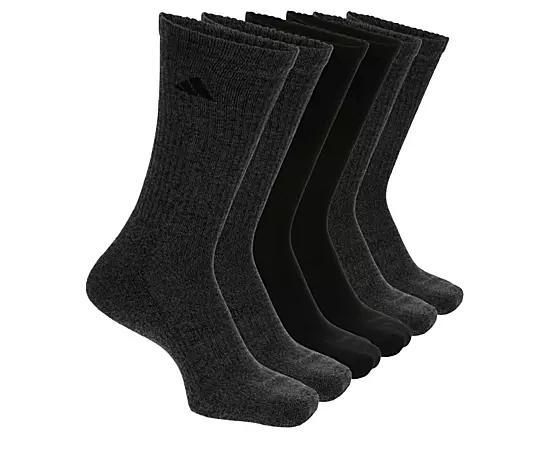 Adidas Men's Athletic Cushioned Crew Socks 6 Pairs Product Image