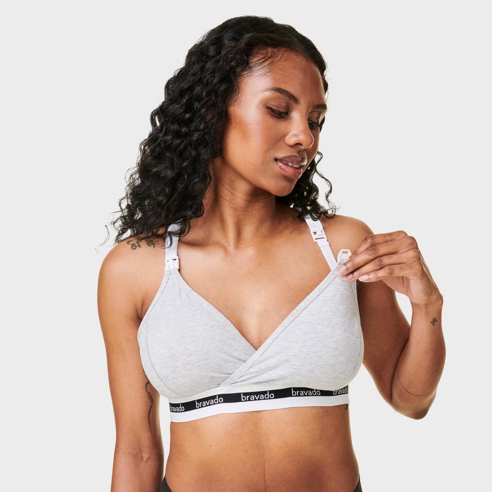 Bravado! Designs Womens Original Nursing Bra - Dove Heather XL Product Image