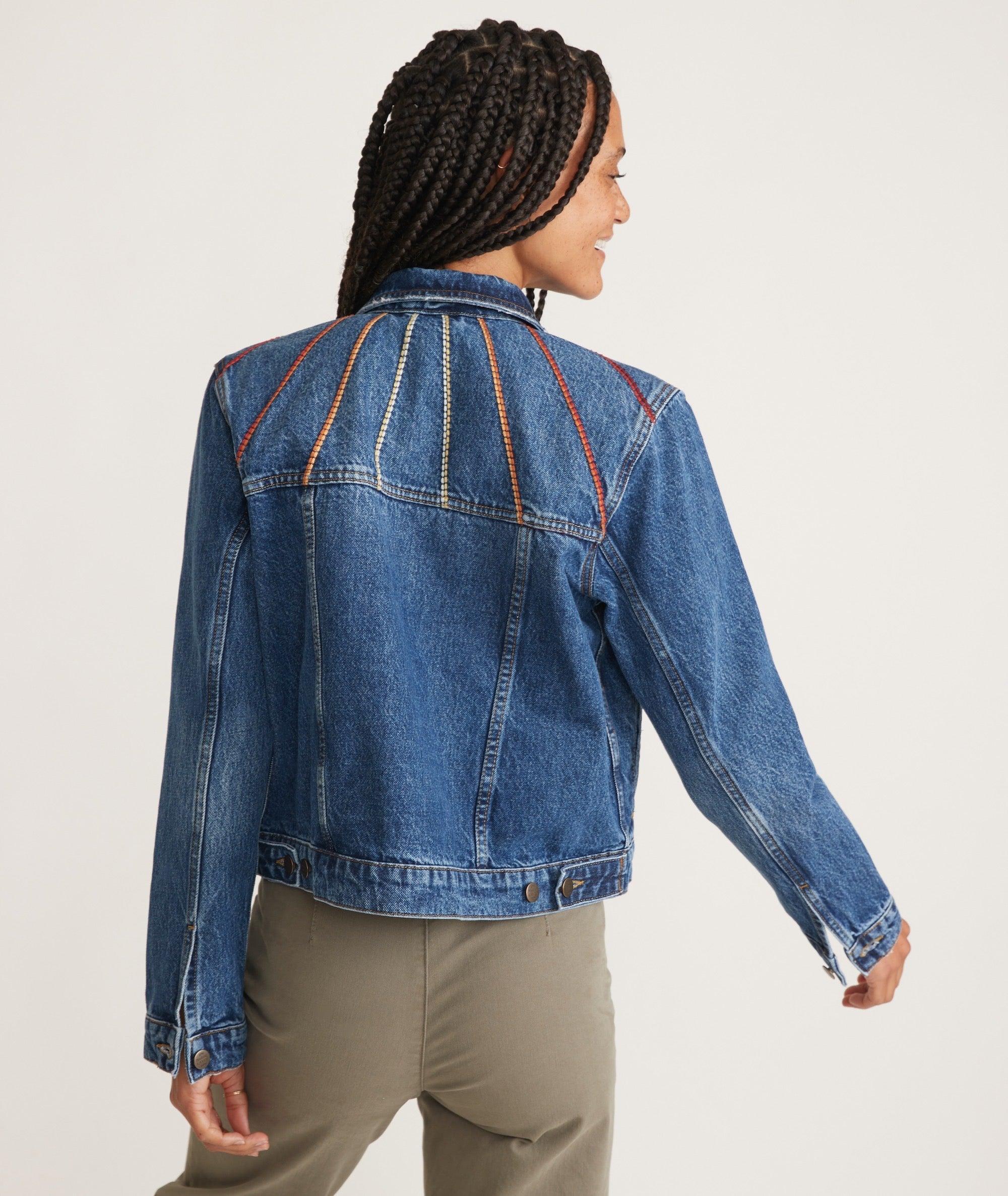 Embroidered Denim Jacket Product Image