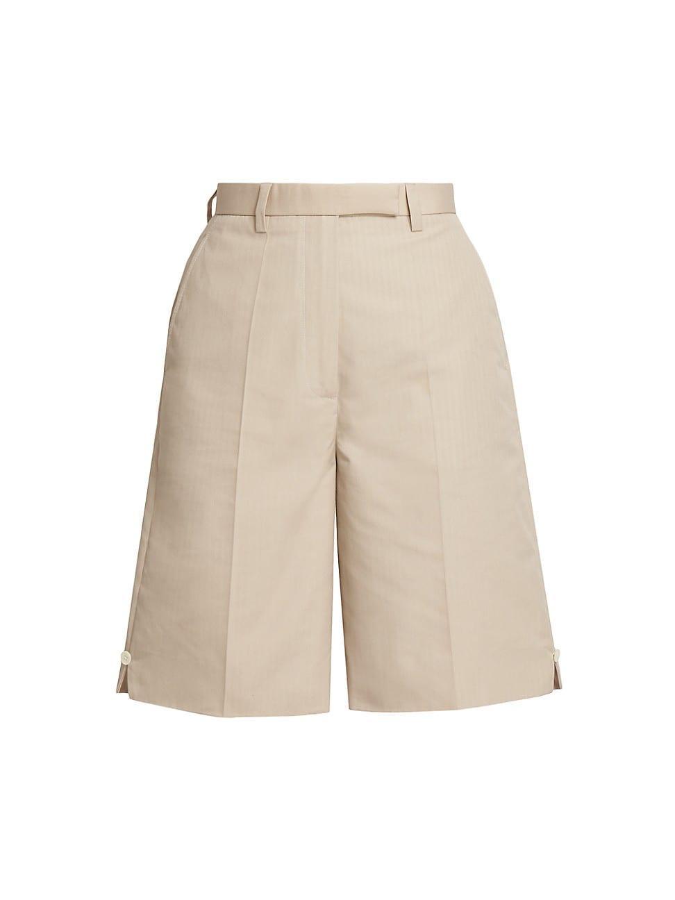 Womens High-Rise Straight Shorts product image