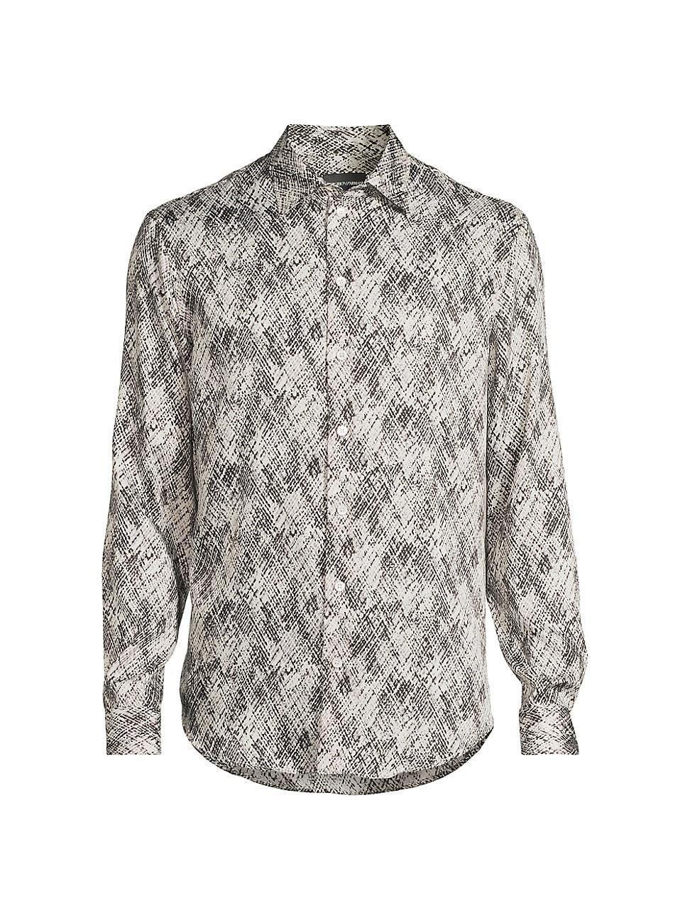 Mens Abstract Printed Sportshirt Product Image