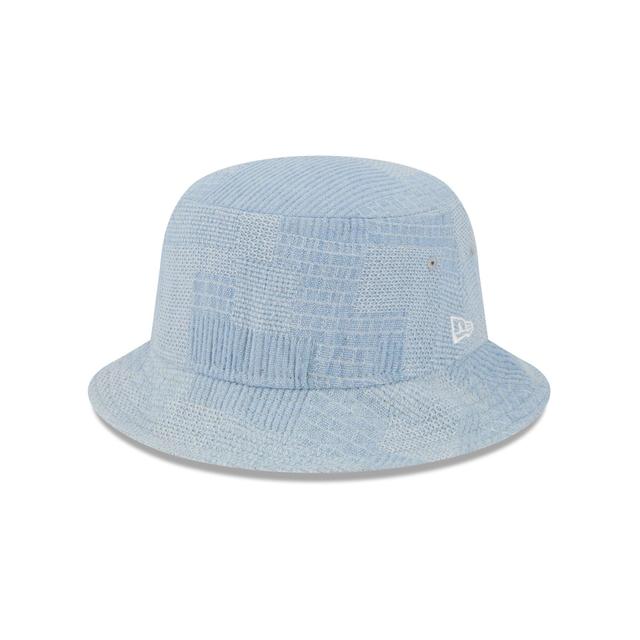 New Era Cap Patch Denim Bucket Hat Male Product Image