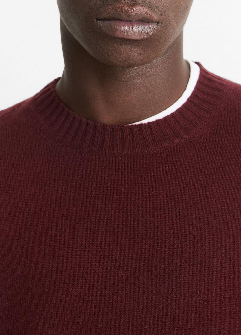 Classic Wool-Cashmere Crew Neck Sweater Product Image