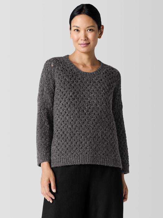 Peruvian Alpaca Crew Neck Top Product Image