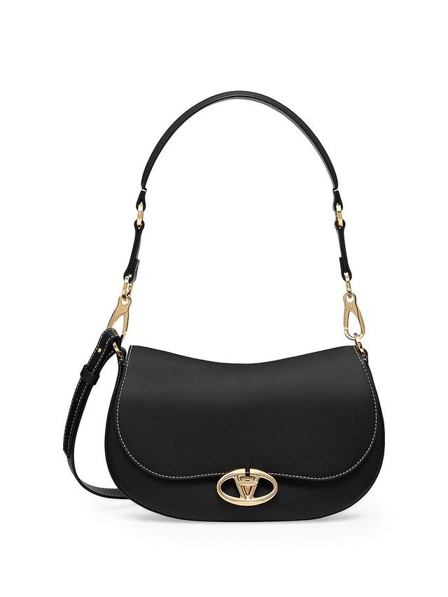 Womens Small Ohval Shoulder Bag in Nappa Calfskin Product Image