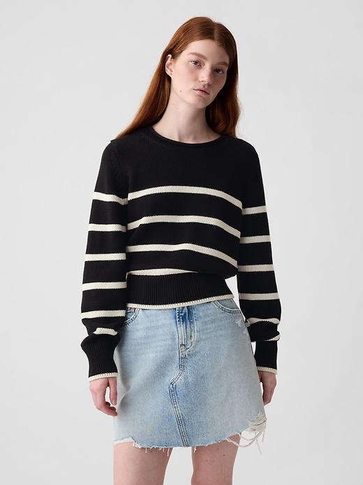 Shrunken Roll Neck Sweater Product Image