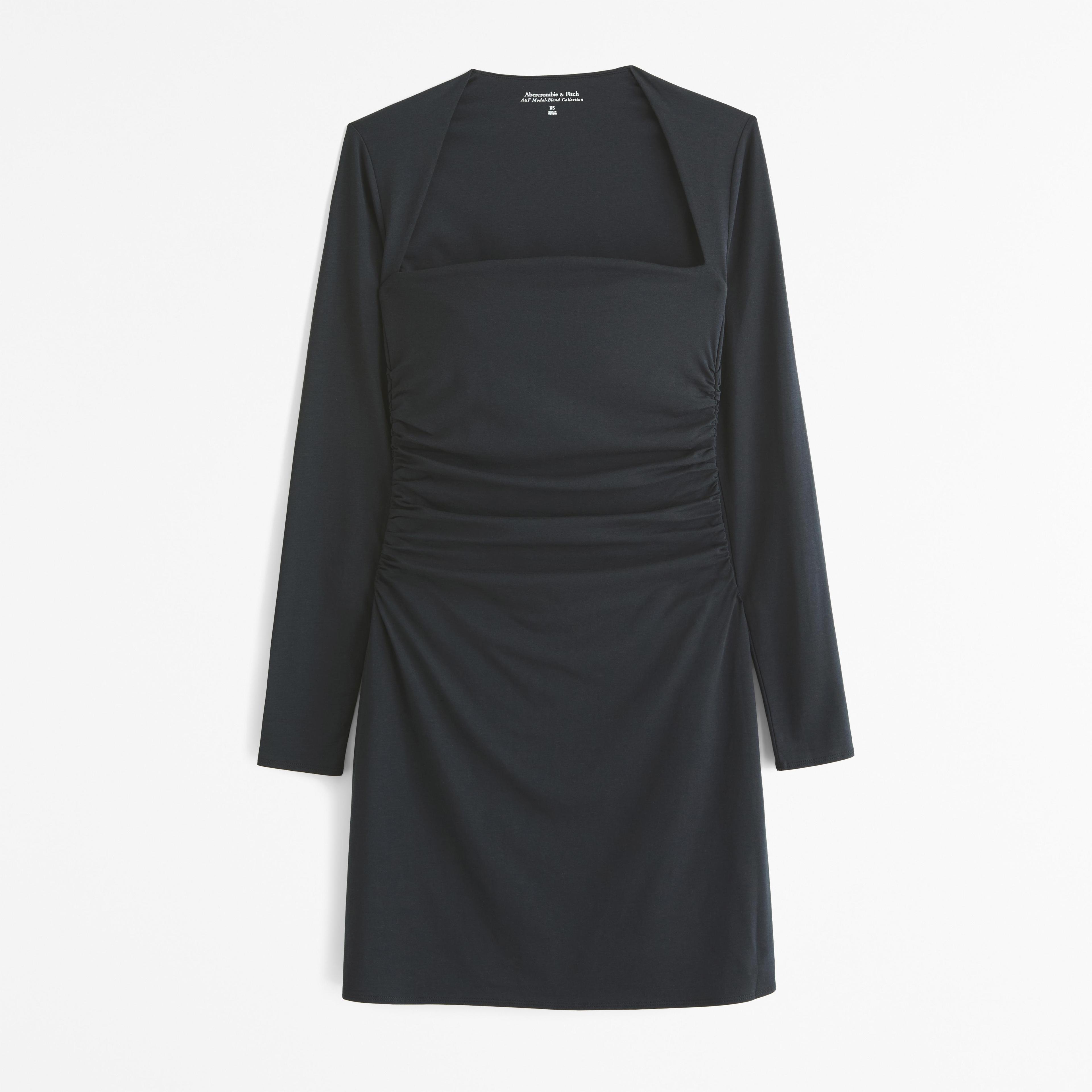 The A&F Ava Long-Sleeve Mini Dress Product Image