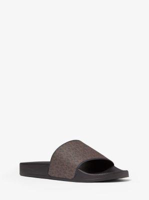 Michael Kors Mens Jake Slide Sandals - Brown/ Product Image