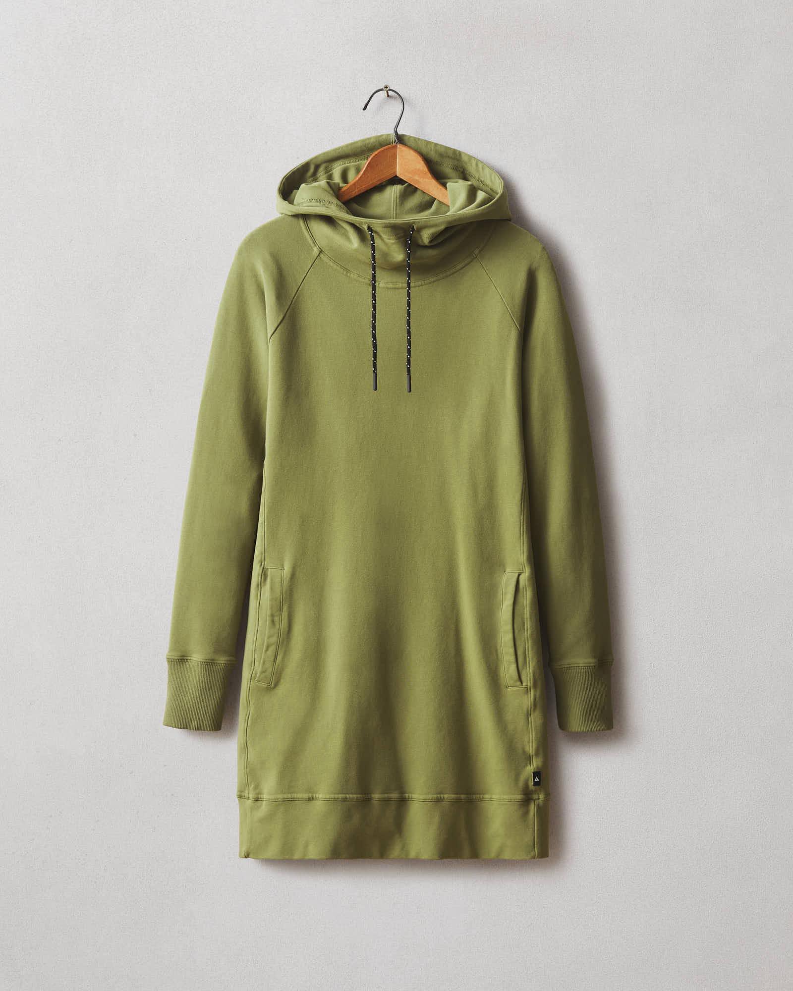 Hoodie Dress - Capulet Olive Product Image