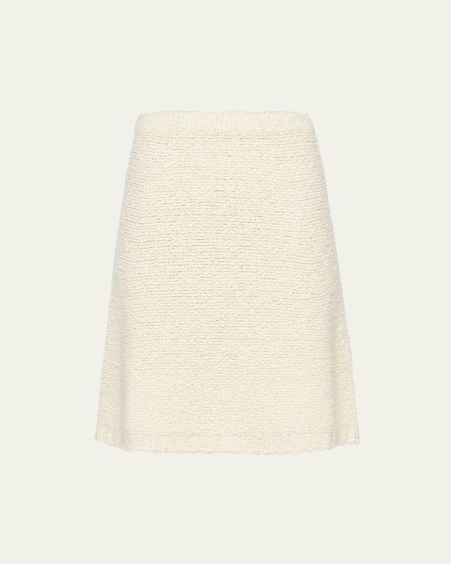 Womens Boucl Mohair Knit Skirt Product Image