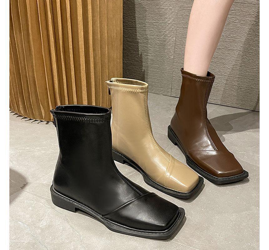 Square Toe Mid-Calf Boots product image