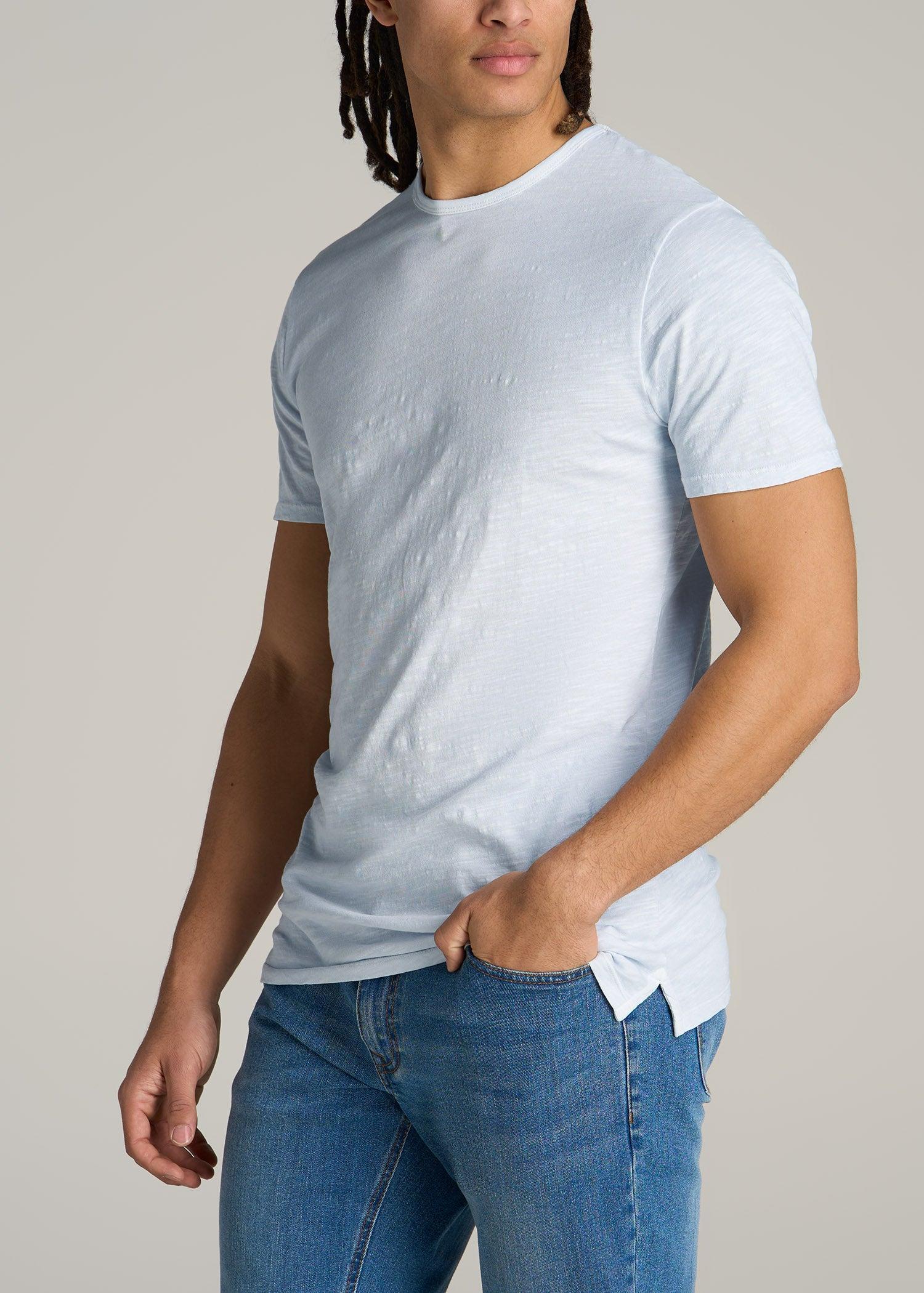 Slub Tee in Light Blue - Tall Men's Shirts Product Image