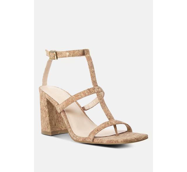 Mirabella Womens Open Square Toe Block Heel Sandals Product Image