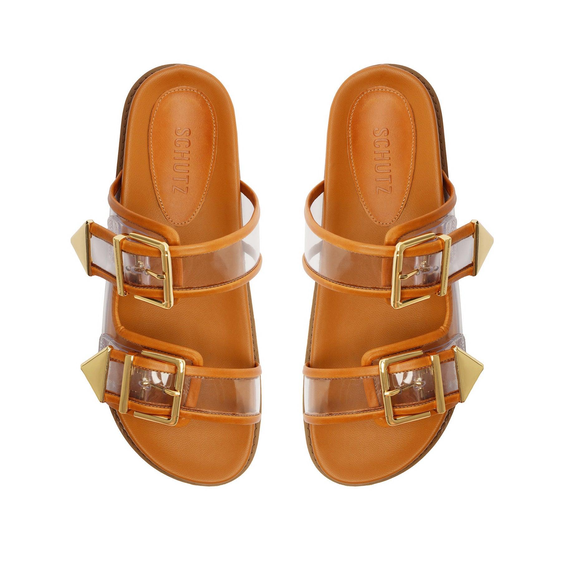 Naomi Sporty Vinyl & Metallic Sandal Female Product Image