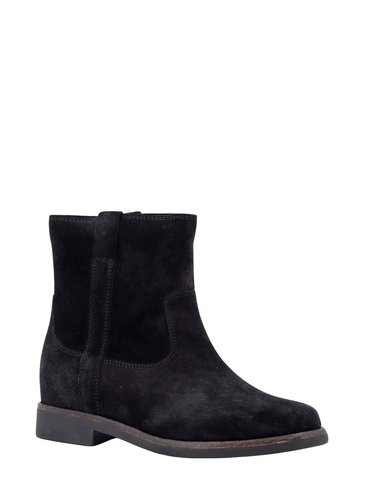 ISABEL MARANT Black Suede Susee Boots Product Image