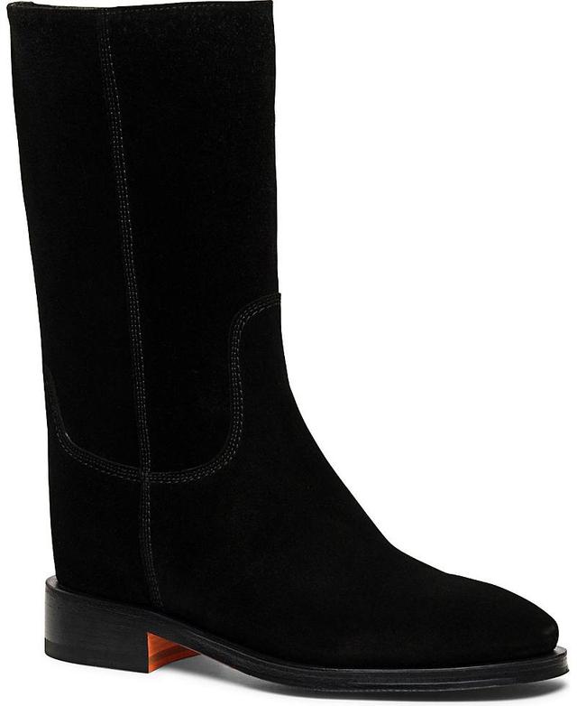 Womens Fleeces Suede Mid-Calf Boots Product Image