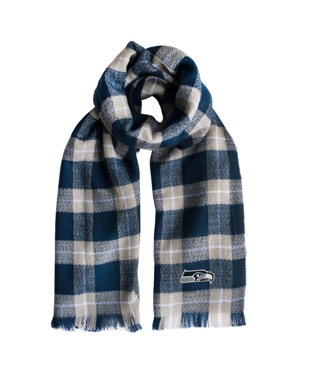 Womens Little Earth Seattle Seahawks Plaid Blanket Scarf Product Image