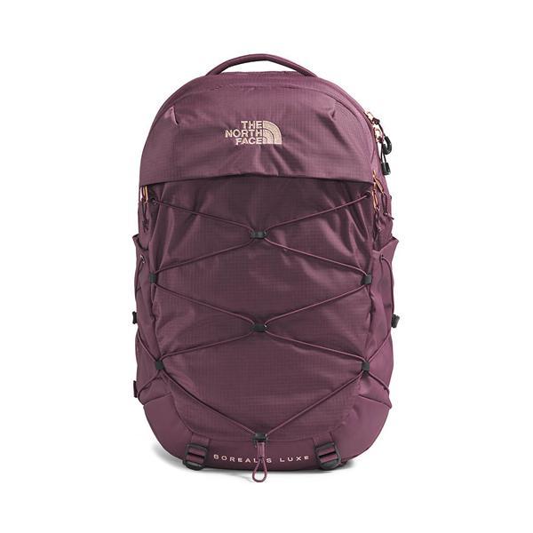 Womens The North Face Borealis Luxe Backpack - Midnight / Burnt Coral Metallic Product Image