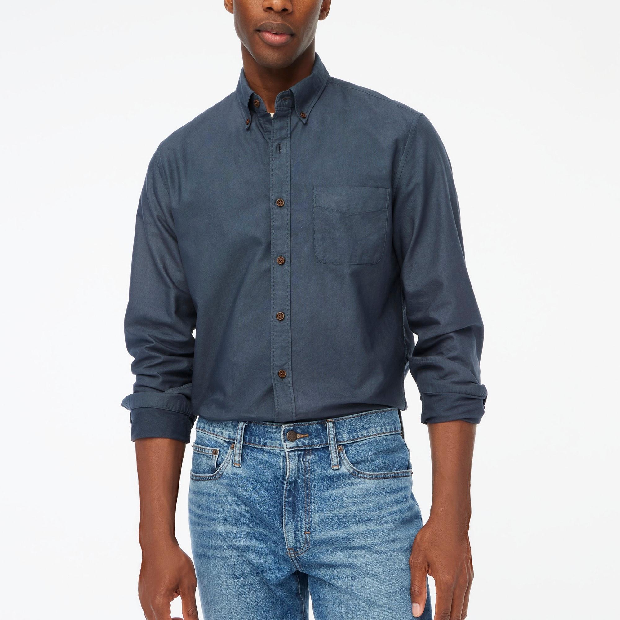 Garment-dyed oxford shirt Product Image