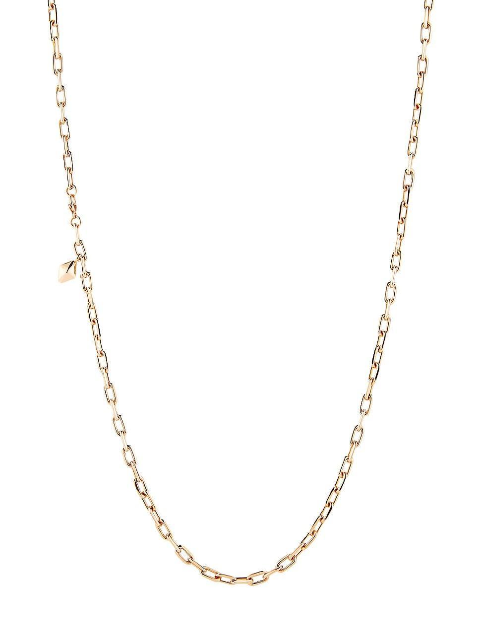 Womens Saxon 18K Rose Gold Chain Link Necklace Product Image