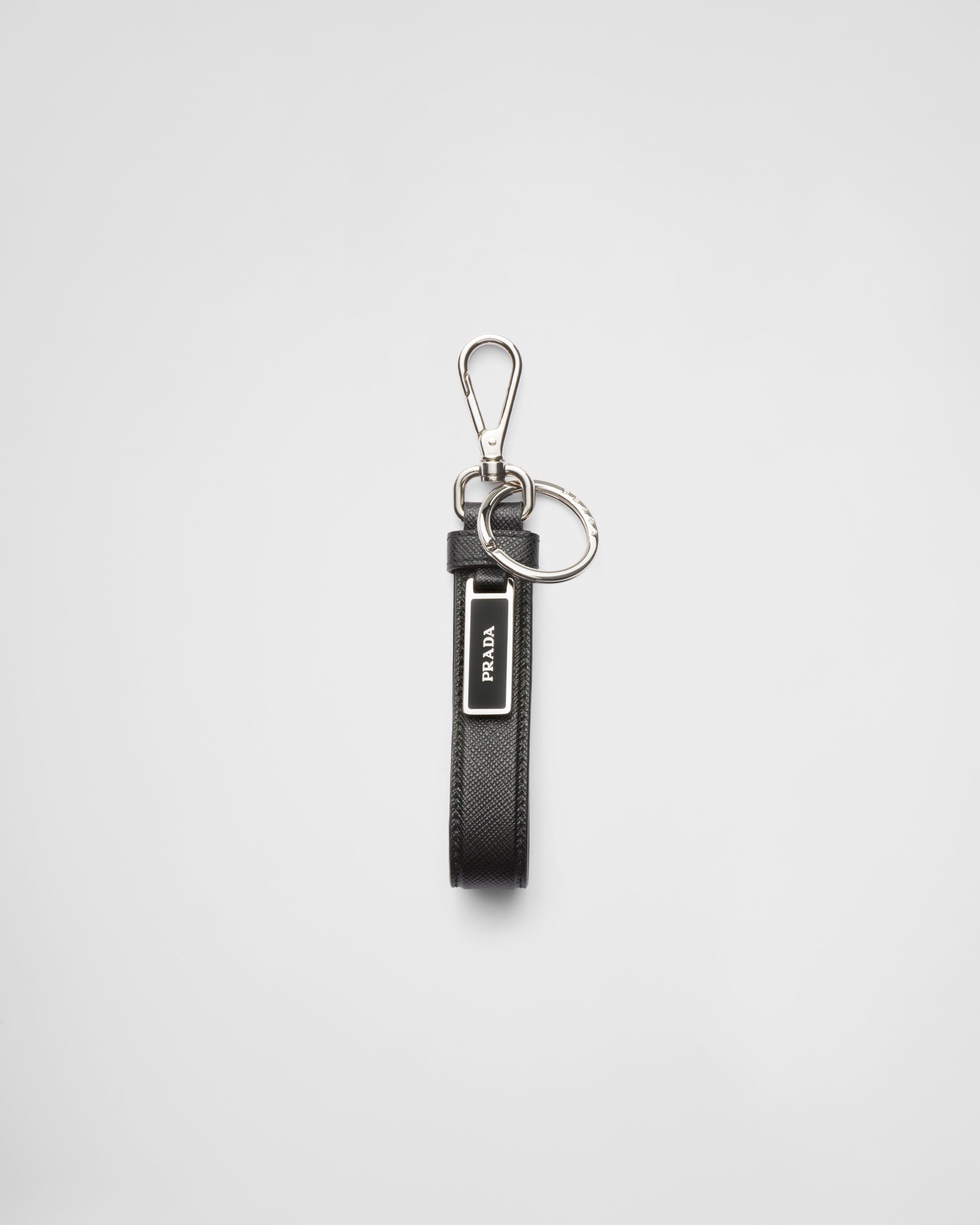 Saffiano Leather Keychain Product Image