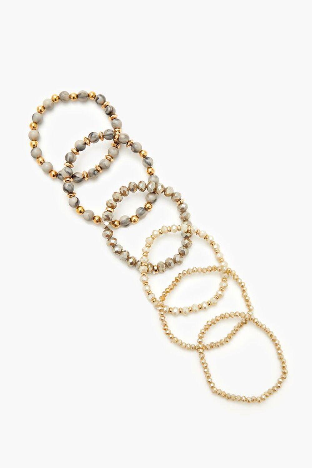 Beaded Stretch Bracelet Set | Forever 21 Product Image