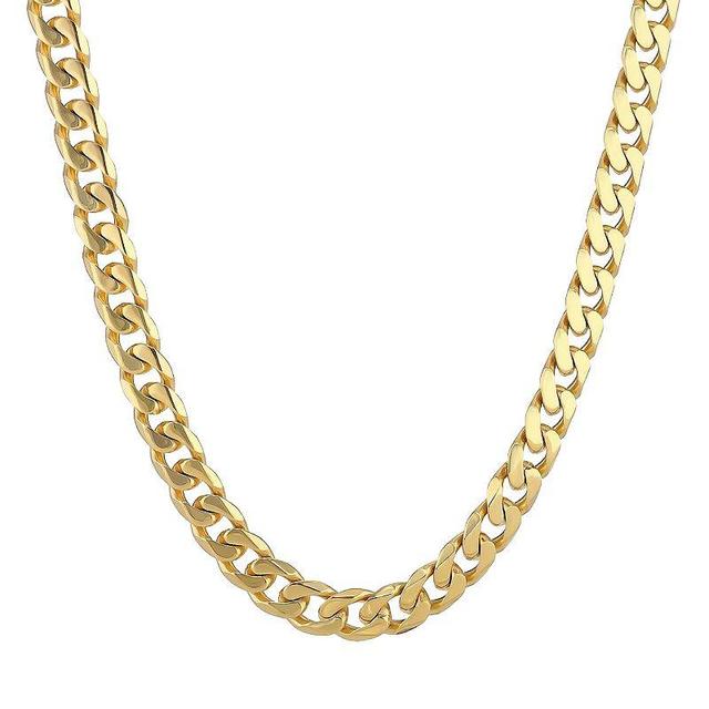 Mens LYNX Stainless Steel Curb Chain Necklace Product Image