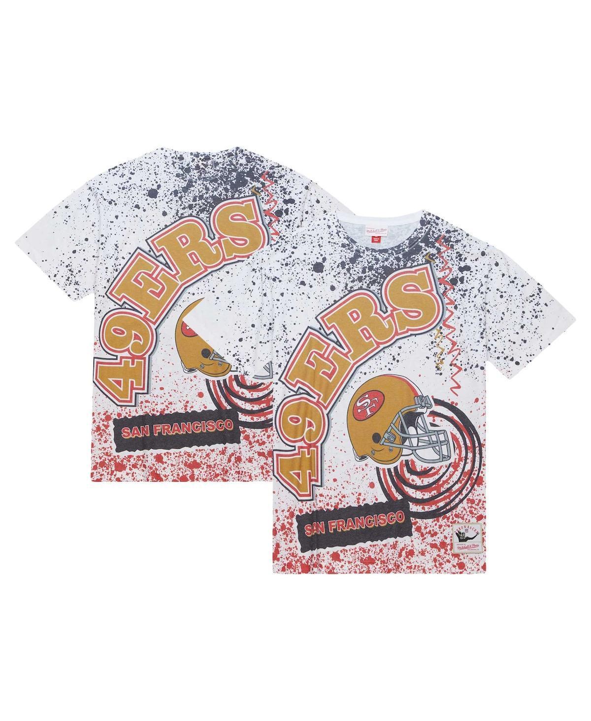 Mens Mitchell & Ness San Francisco 49ers Team Burst Sublimated T-Shirt Product Image