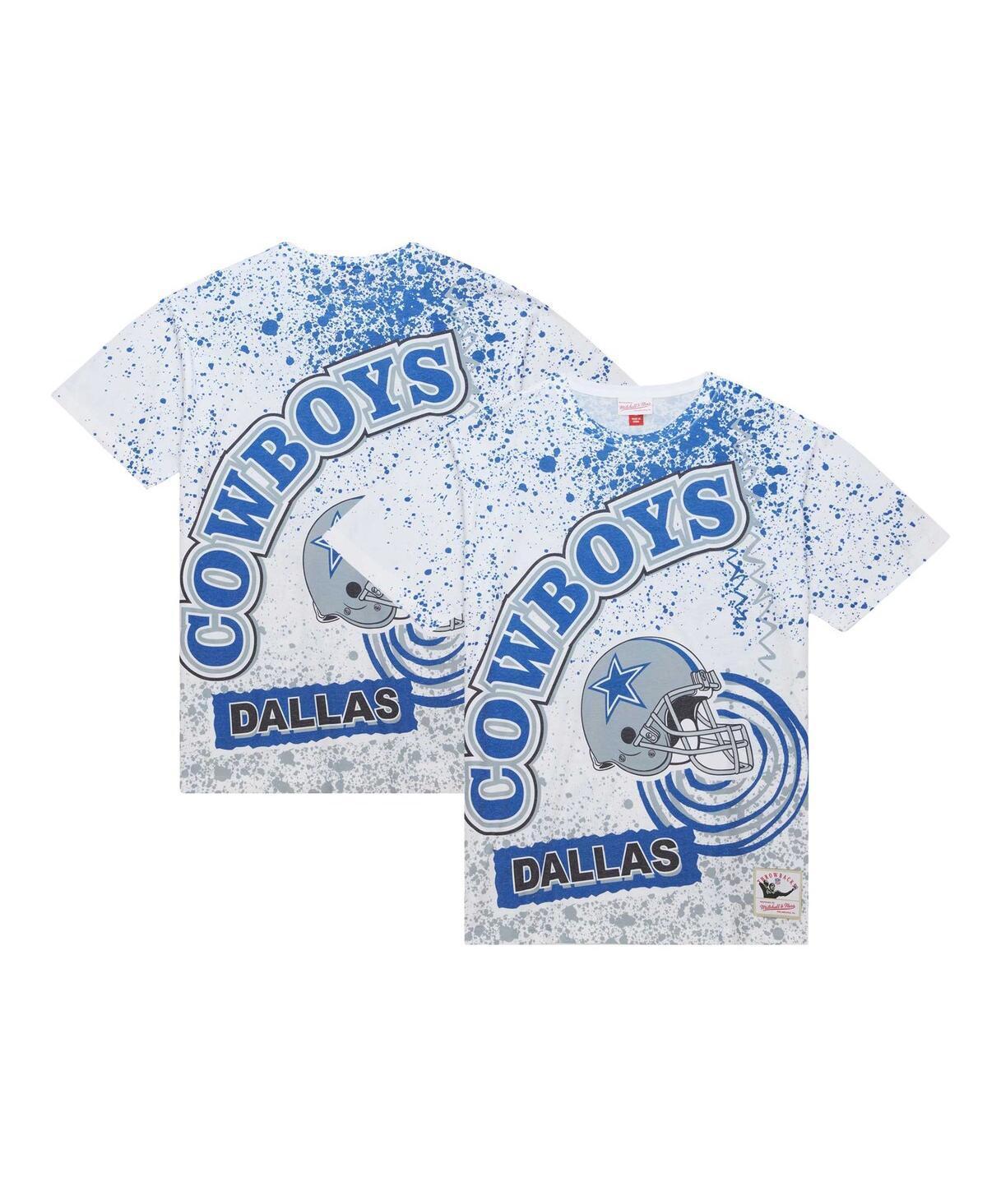 Mens Mitchell & Ness Dallas Cowboys Team Burst Sublimated T-Shirt Product Image