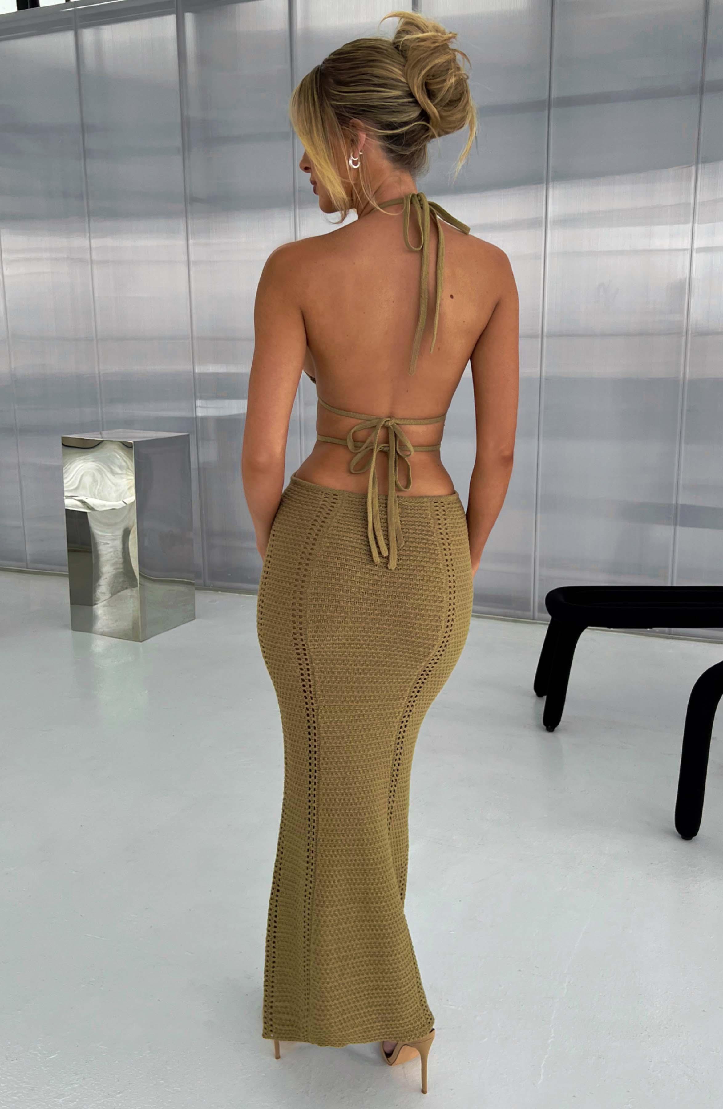 Arabella Maxi Dress - Khaki Product Image