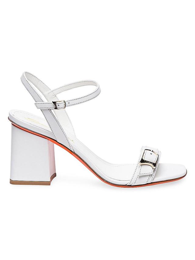 Calypso Leather Ankle-Strap Sandals Product Image