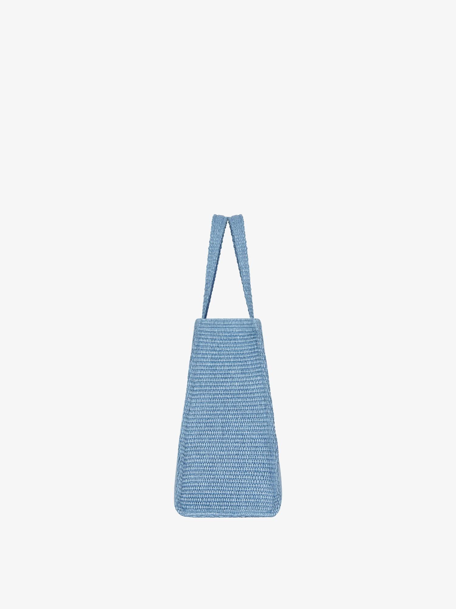 Medium G-Tote bag in raffia Product Image