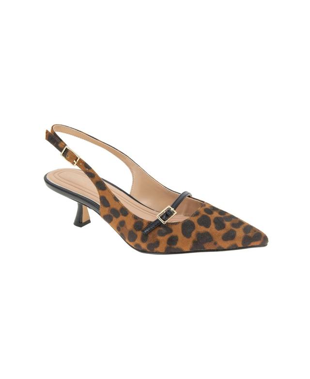 BCBGeneration Womens Kami Slingback Kitten Heel Pumps Product Image