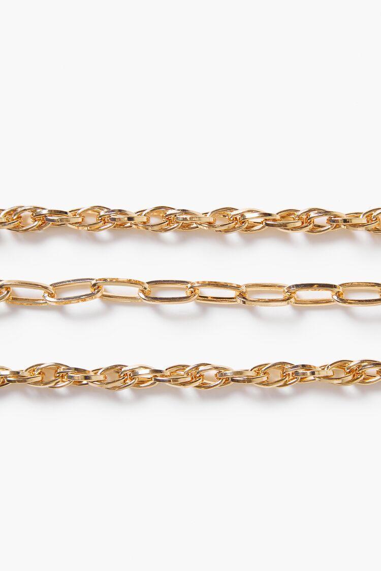 Rolo & Anchor Chain Bracelet Set | Forever 21 Product Image