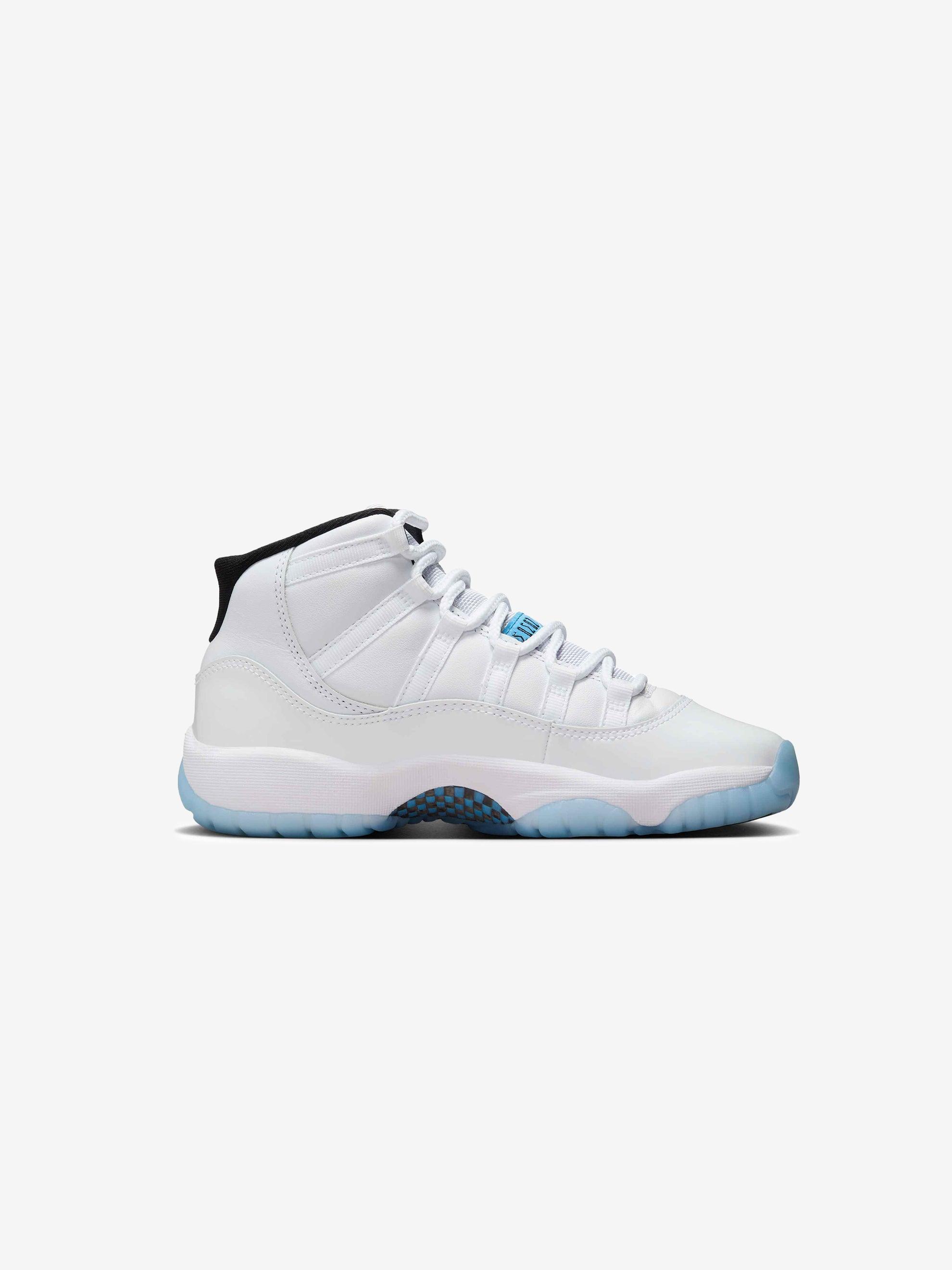 GS Air Jordan 11 Retro (WHITE/LEGEND BLUE-BLACK) Product Image